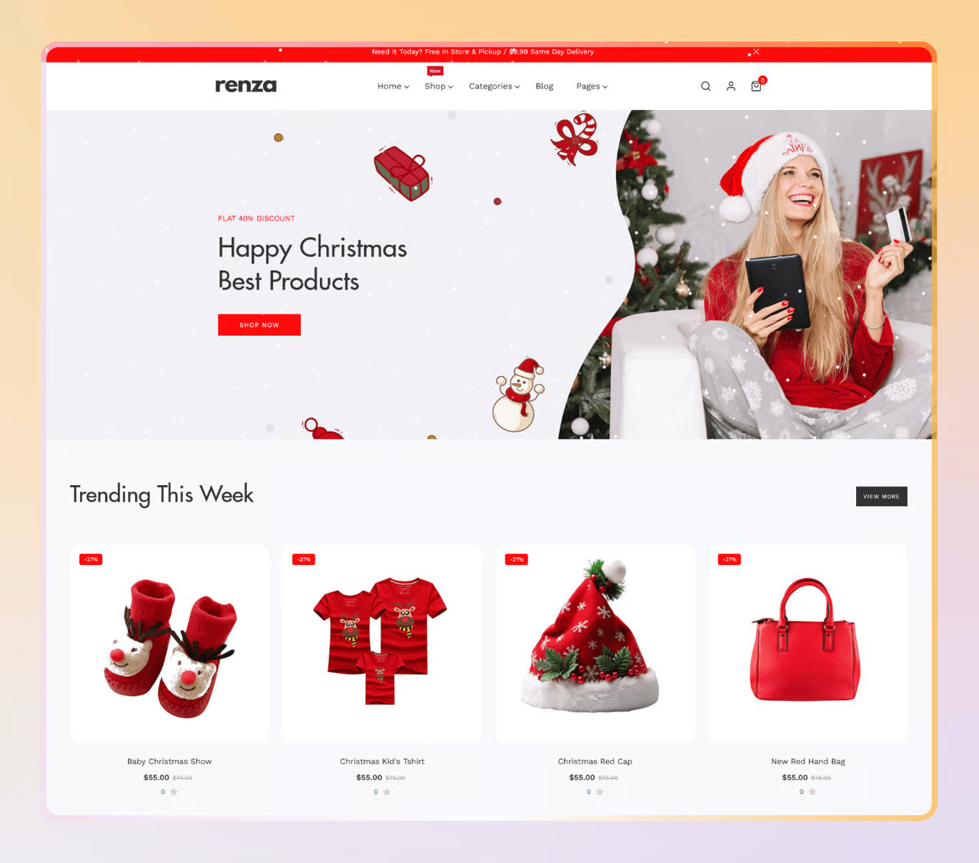 Renza - Tema multipropósito de Shopify para comercio electrónico