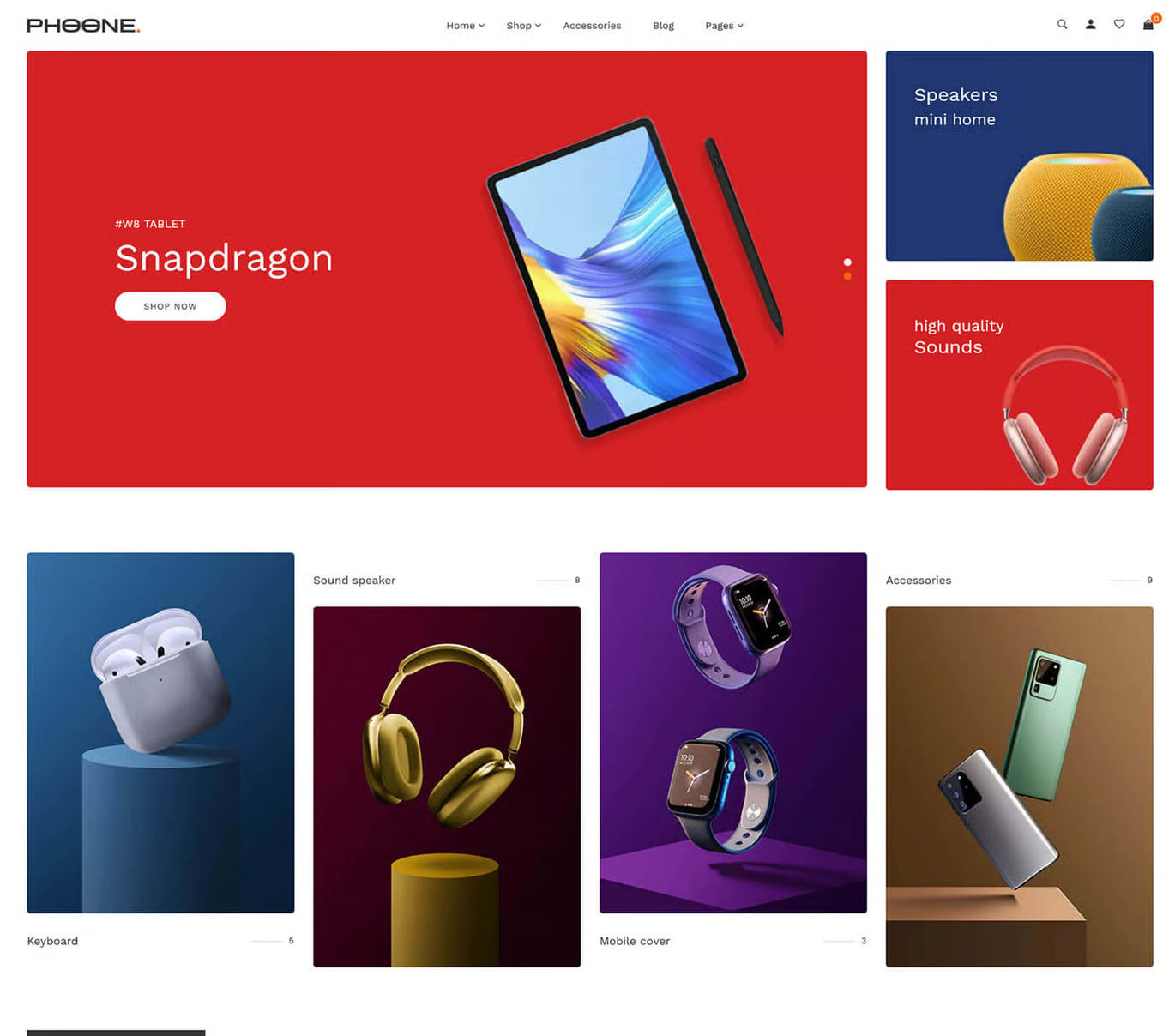 Phoone — Tema de Shopify para tienda de electrónica OS 2.0