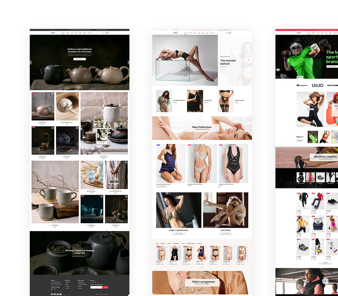 Tema multipropósito de comercio electrónico para Shopify