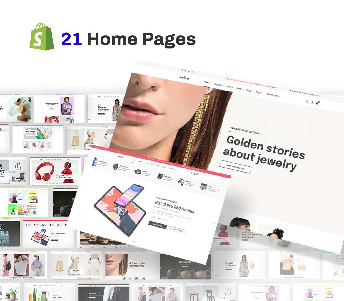 Tema multipropósito de comercio electrónico para Shopify