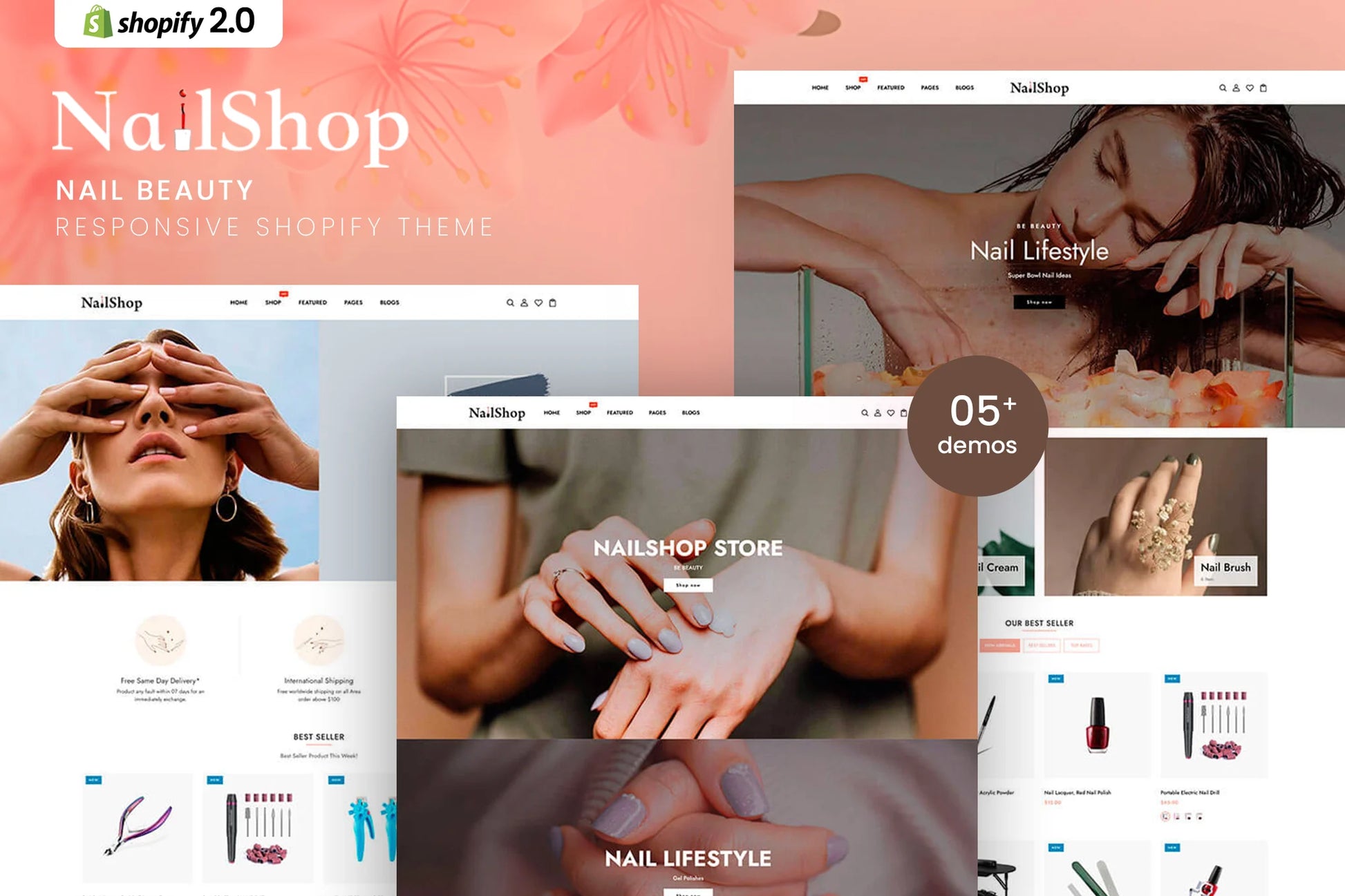 Nailshop - Tema responsivo de Shopify para belleza de uñas