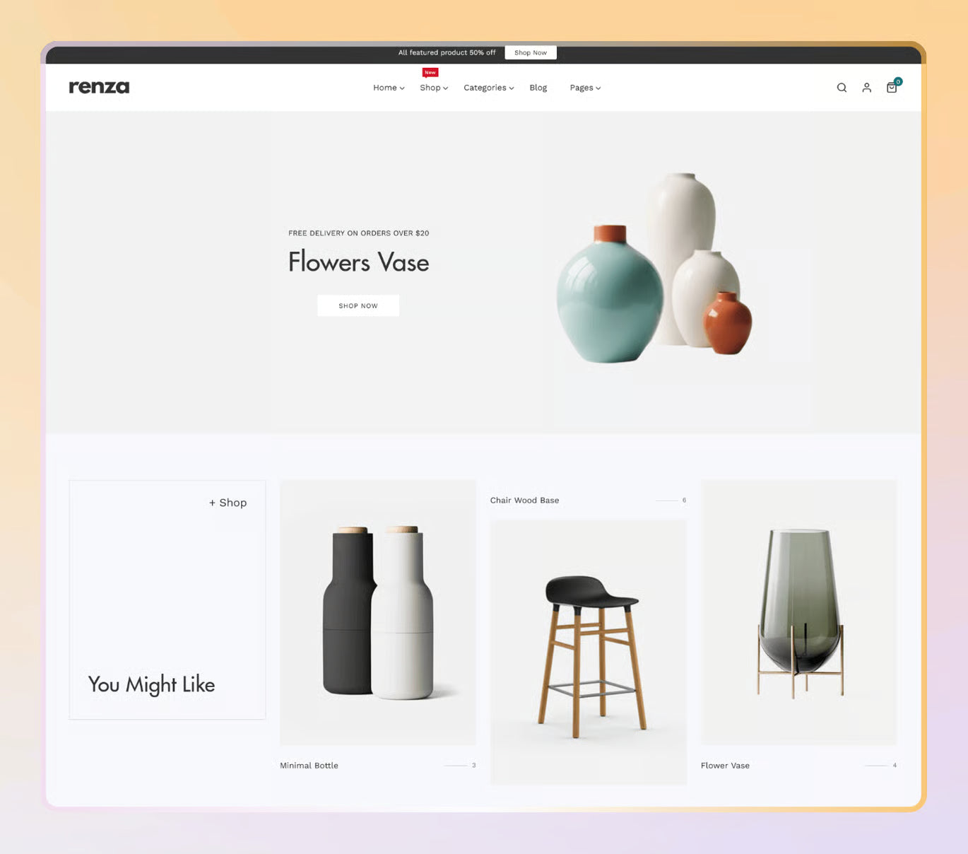 Renza - Tema multipropósito de Shopify para comercio electrónico