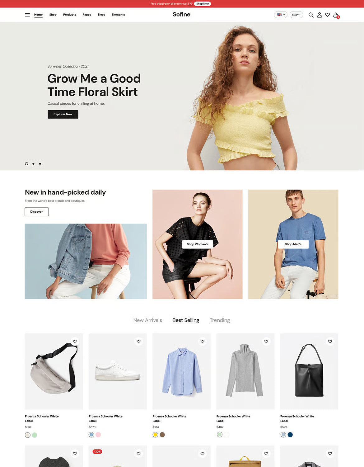 Sofine - Tema de Shopify limpio, versátil y responsivo