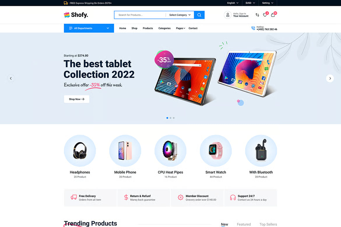 Shofy - Tema multipropósito de Shopify