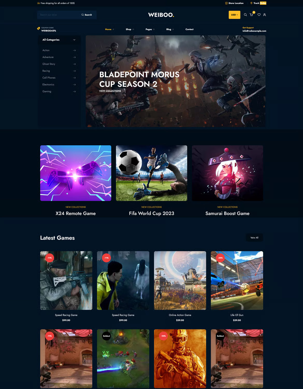 Weiboo — Tema multipropósito de Shopify