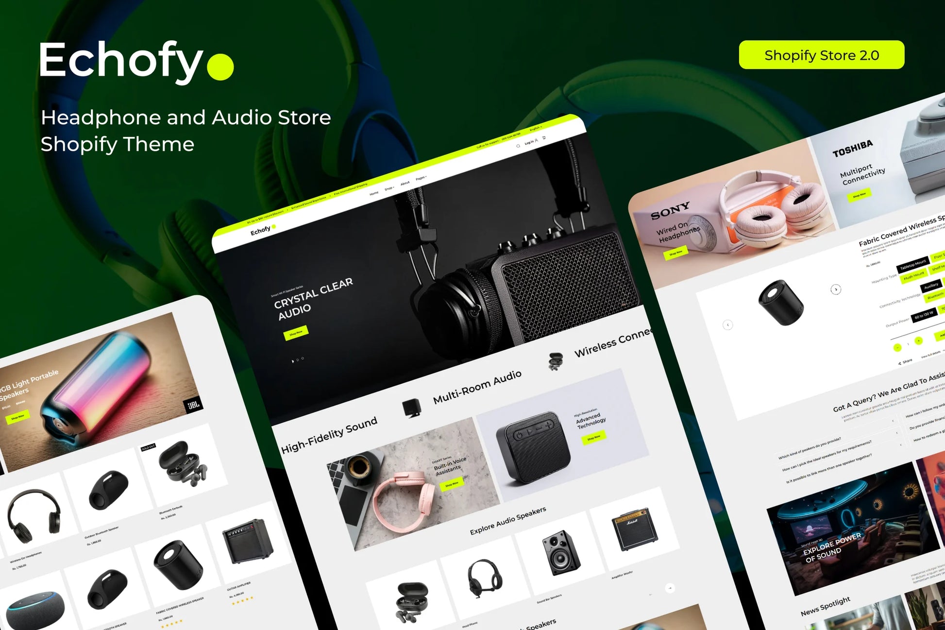 Echofy - Tema de Shopify para electrónica