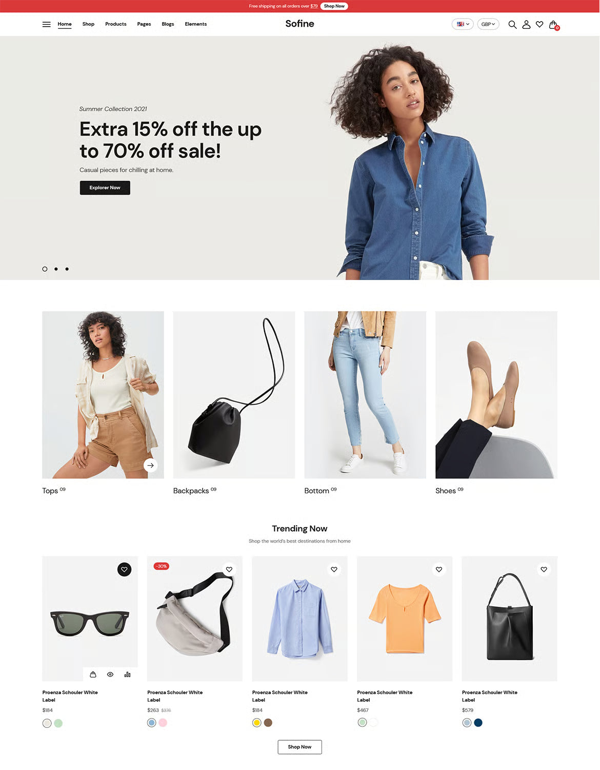 Sofine - Tema de Shopify limpio, versátil y responsivo