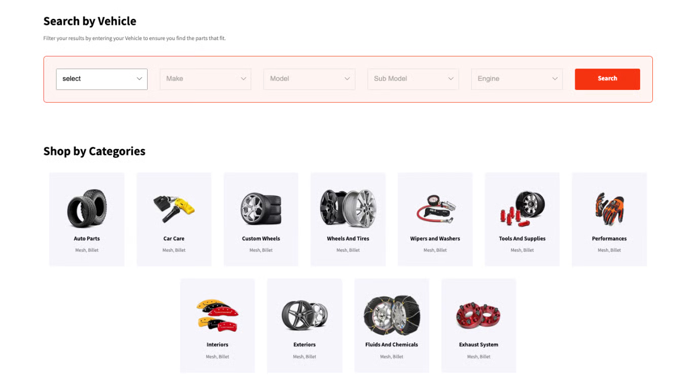 Brator - Tema de Shopify para autopartes