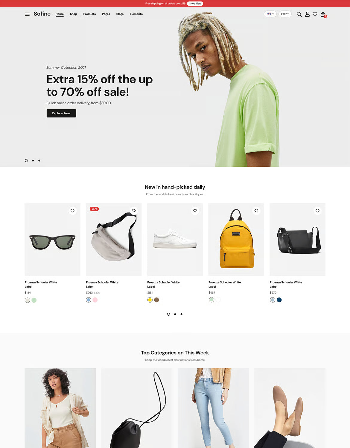 Sofine - Tema de Shopify limpio, versátil y responsivo