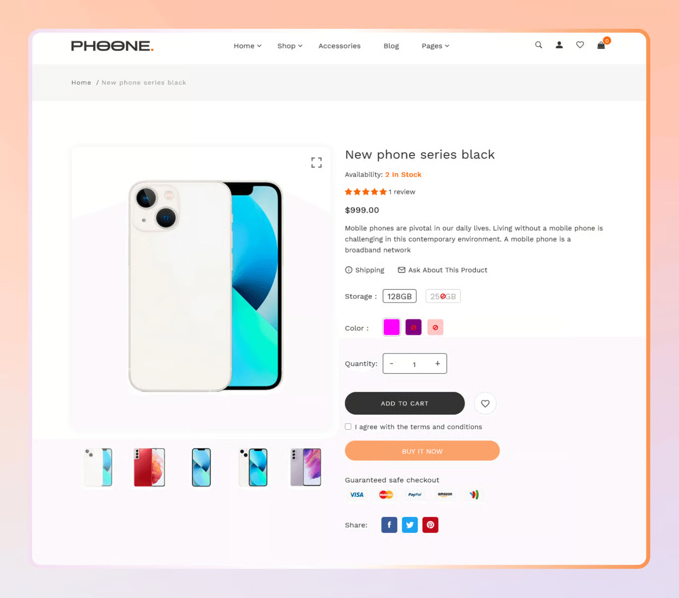 Phoone — Tema de Shopify para tienda de electrónica OS 2.0