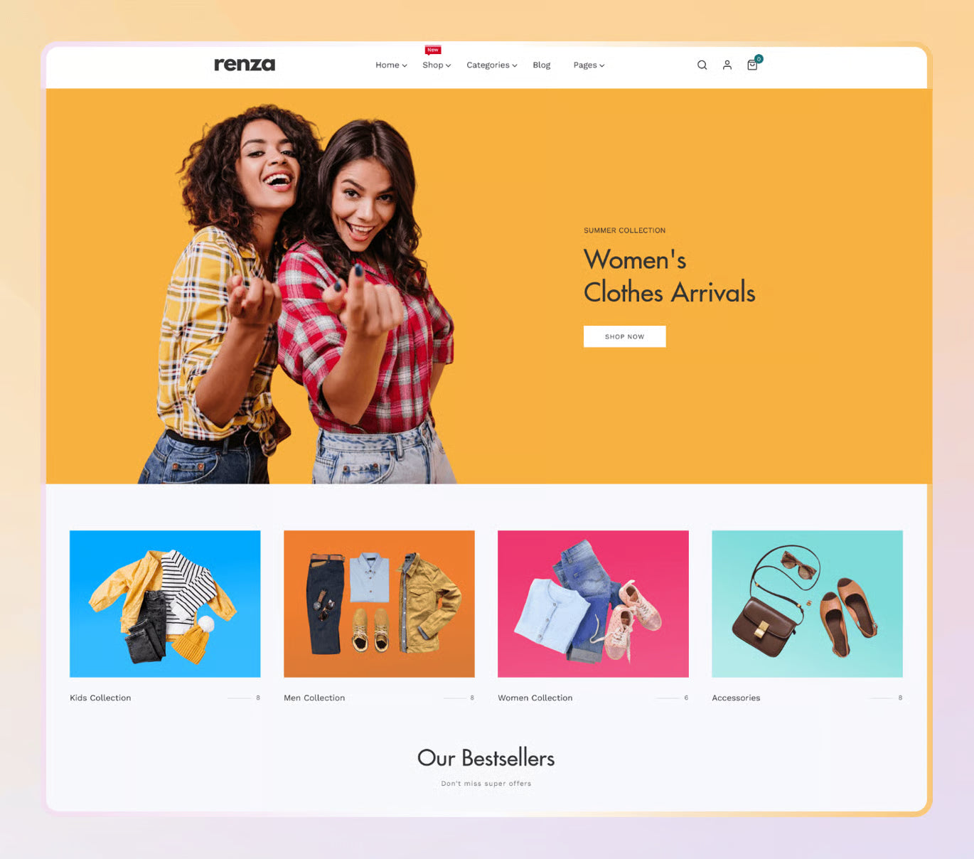 Renza - Tema multipropósito de Shopify para comercio electrónico