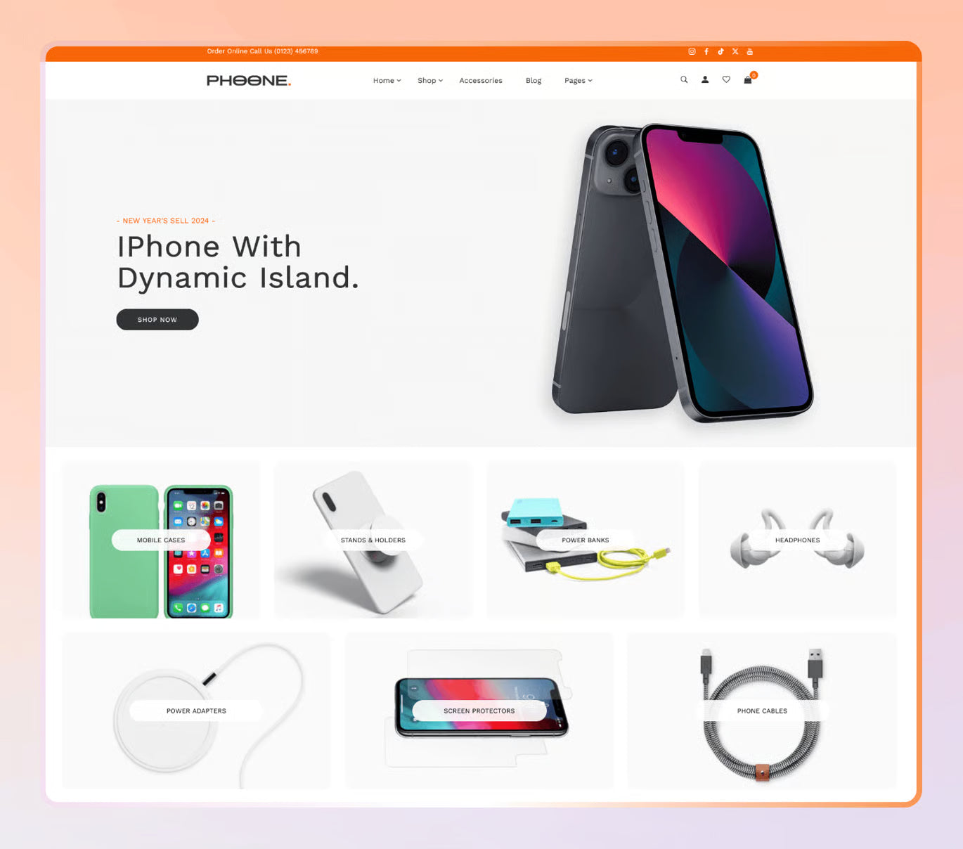 Phoone — Tema de Shopify para tienda de electrónica OS 2.0