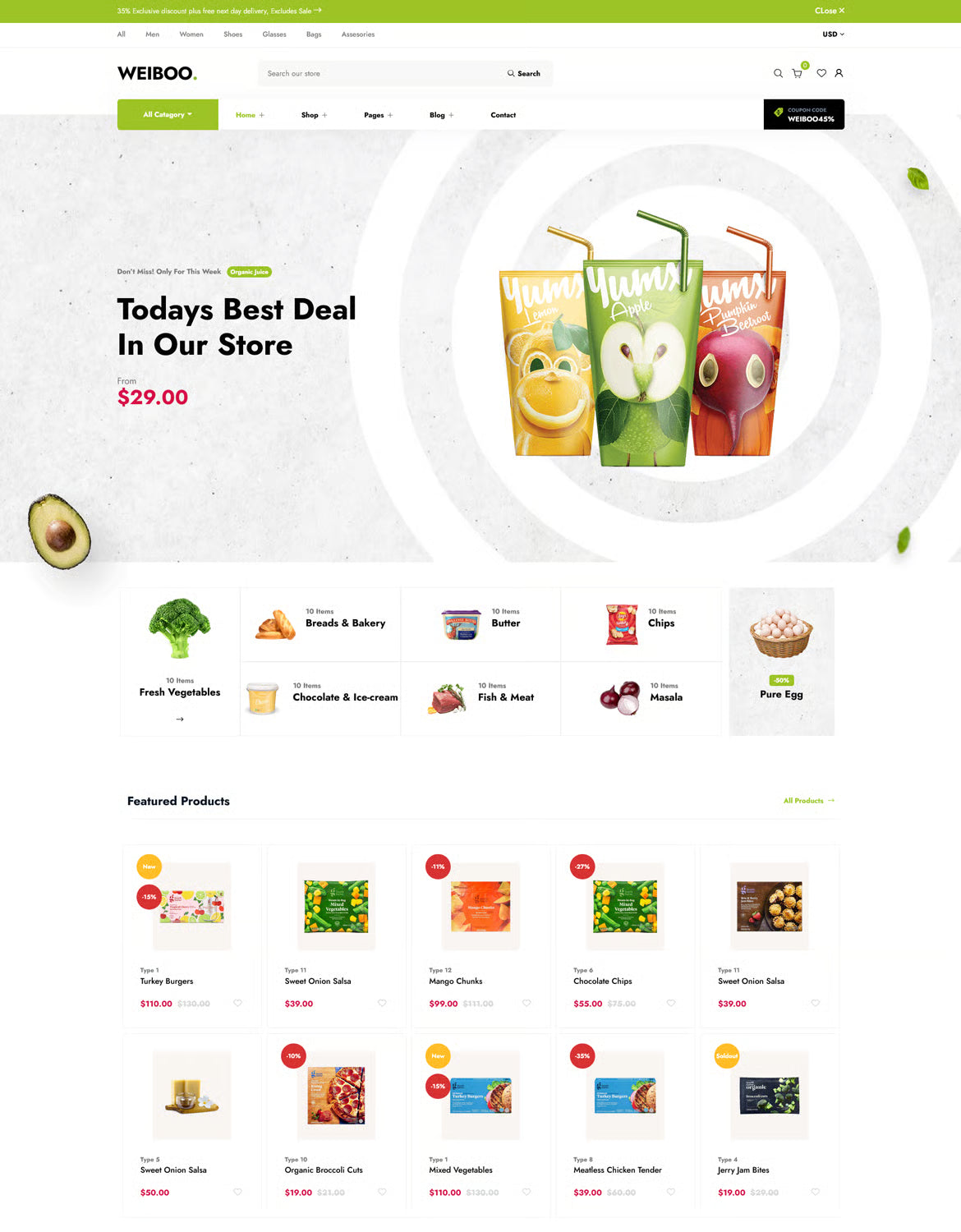 Weiboo — Tema multipropósito de Shopify