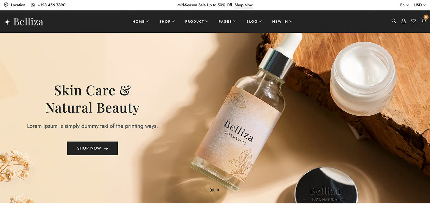 Belliza - Multipurpose eCommerce Shopify Theme