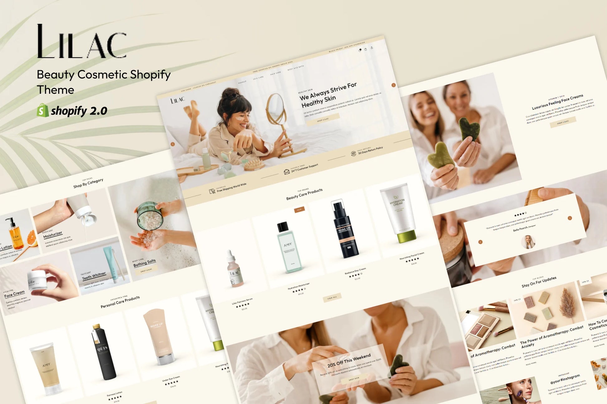 Lilac - Tema de Shopify para cosméticos y belleza