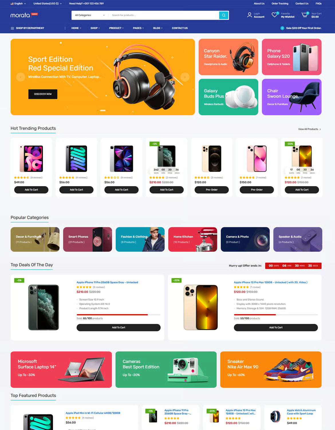 Morata - El Tema de Shopify 2.0 más rápido