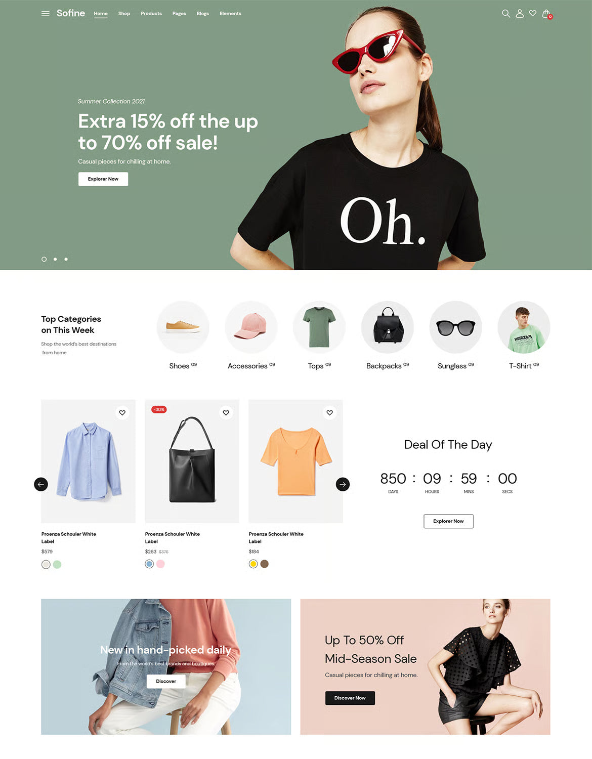 Sofine - Tema de Shopify limpio, versátil y responsivo