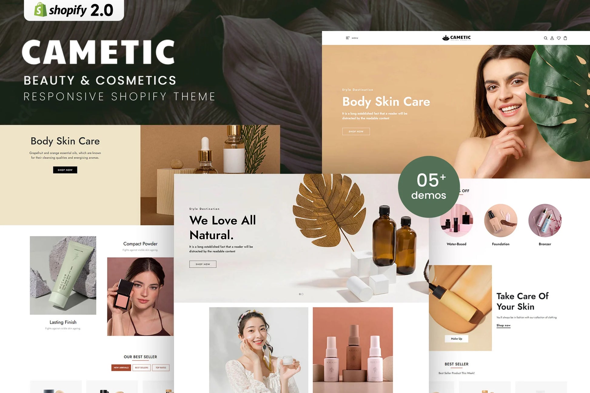 Cametic - Tema de Shopify 2.0 para belleza y cosmética