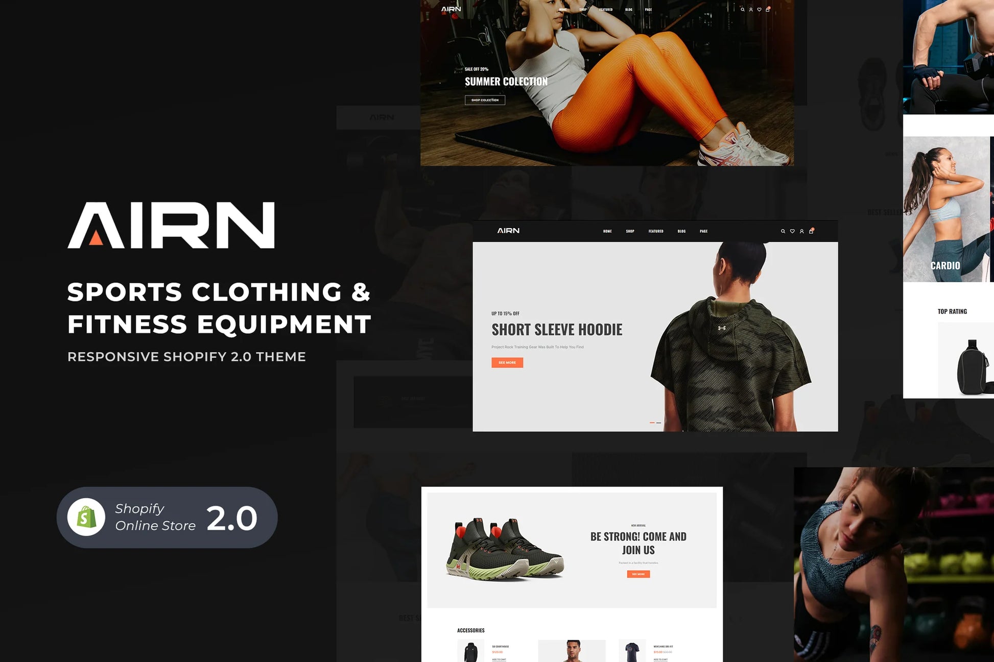 AIRN - Ropa deportiva y equipo de fitness Shopify