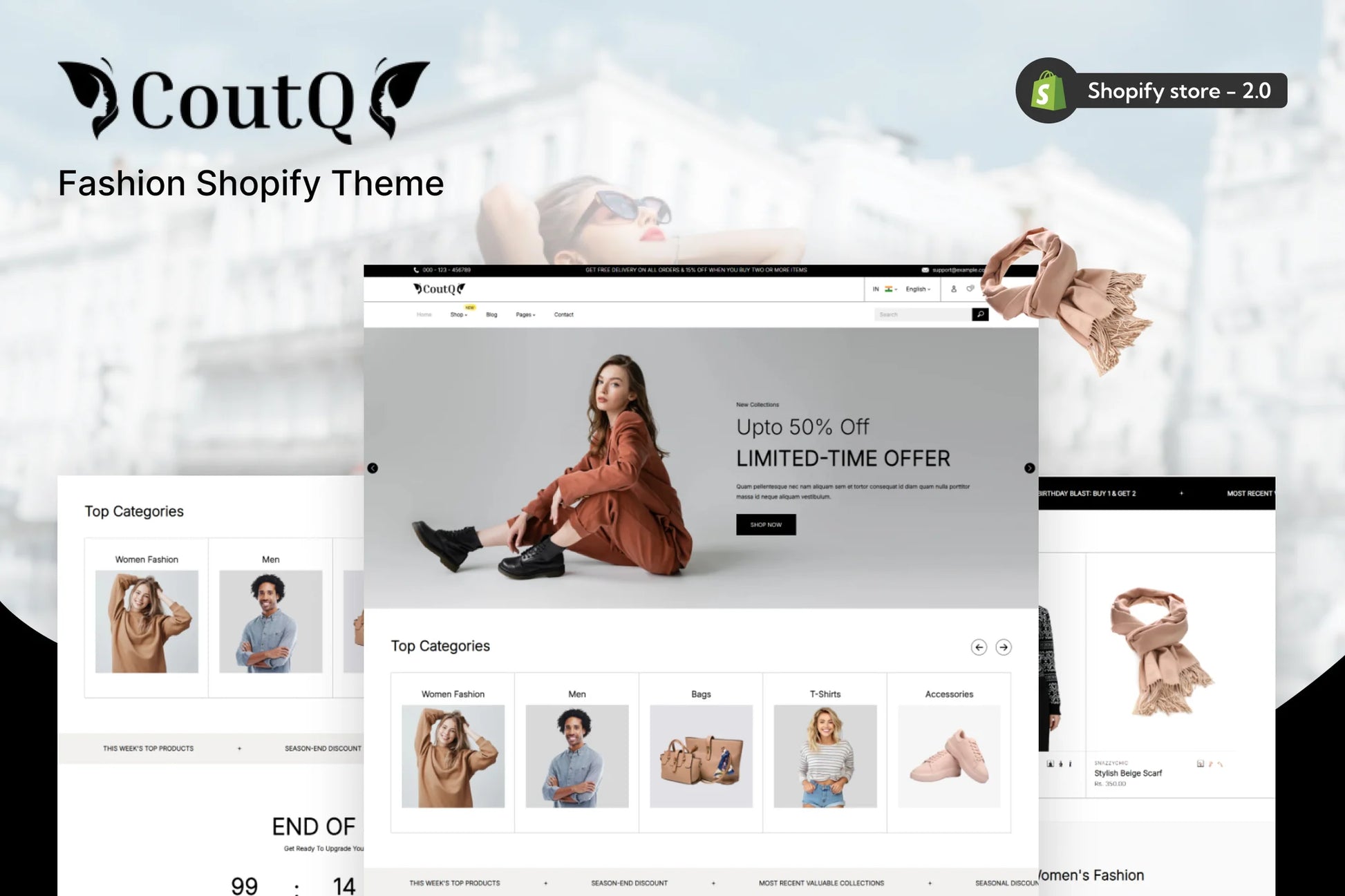 Coutq- Tema de Shopify para moda femenina