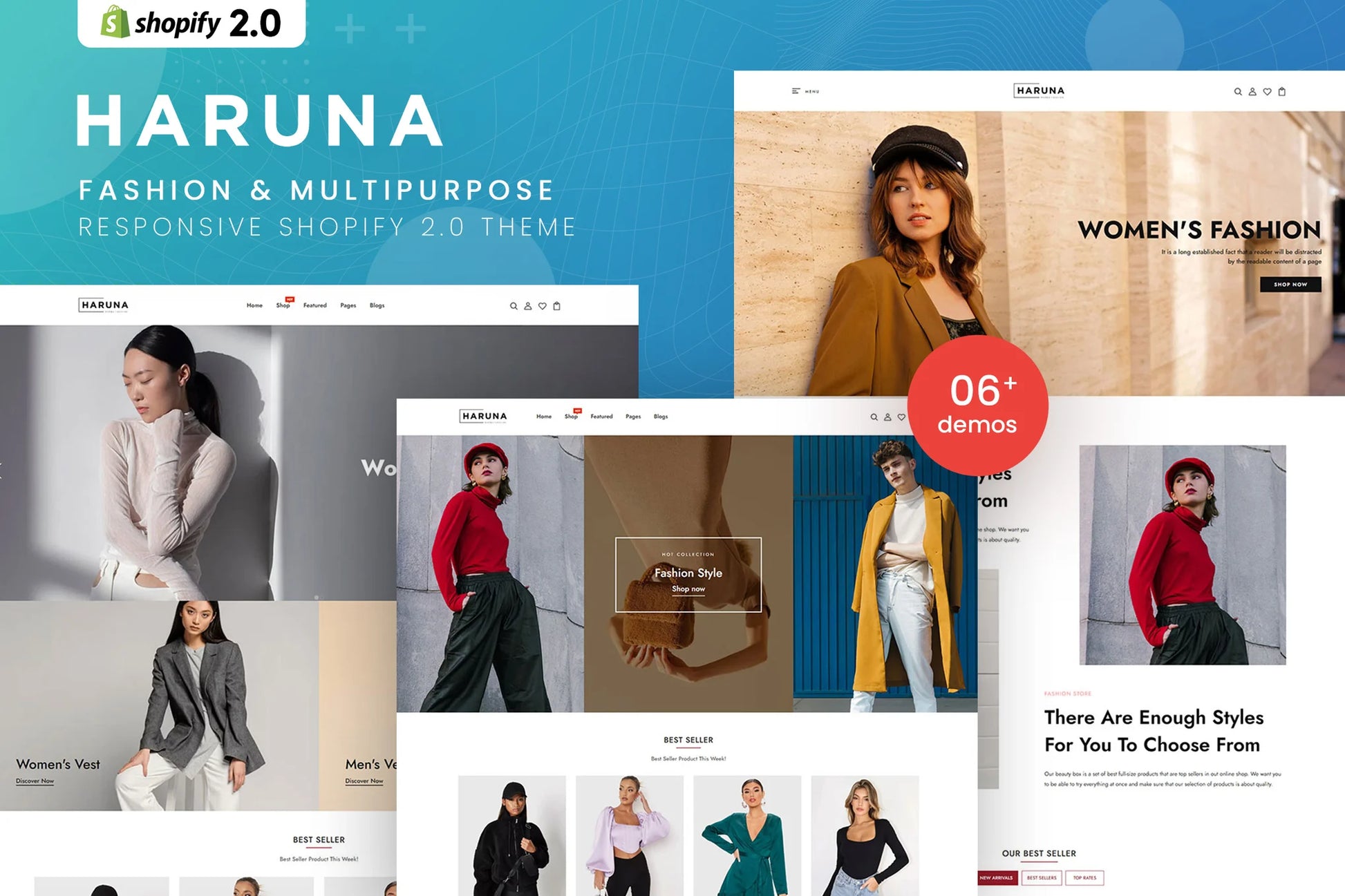 Haruna - Tema de Shopify 2.0 para moda y usos múltiples